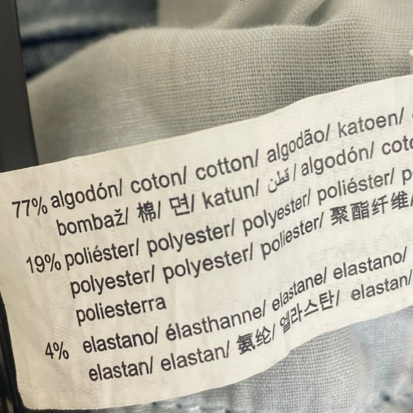 Zara Denim Washed Effect Mini Zara Skirt Size Small - Picture 5 of 5